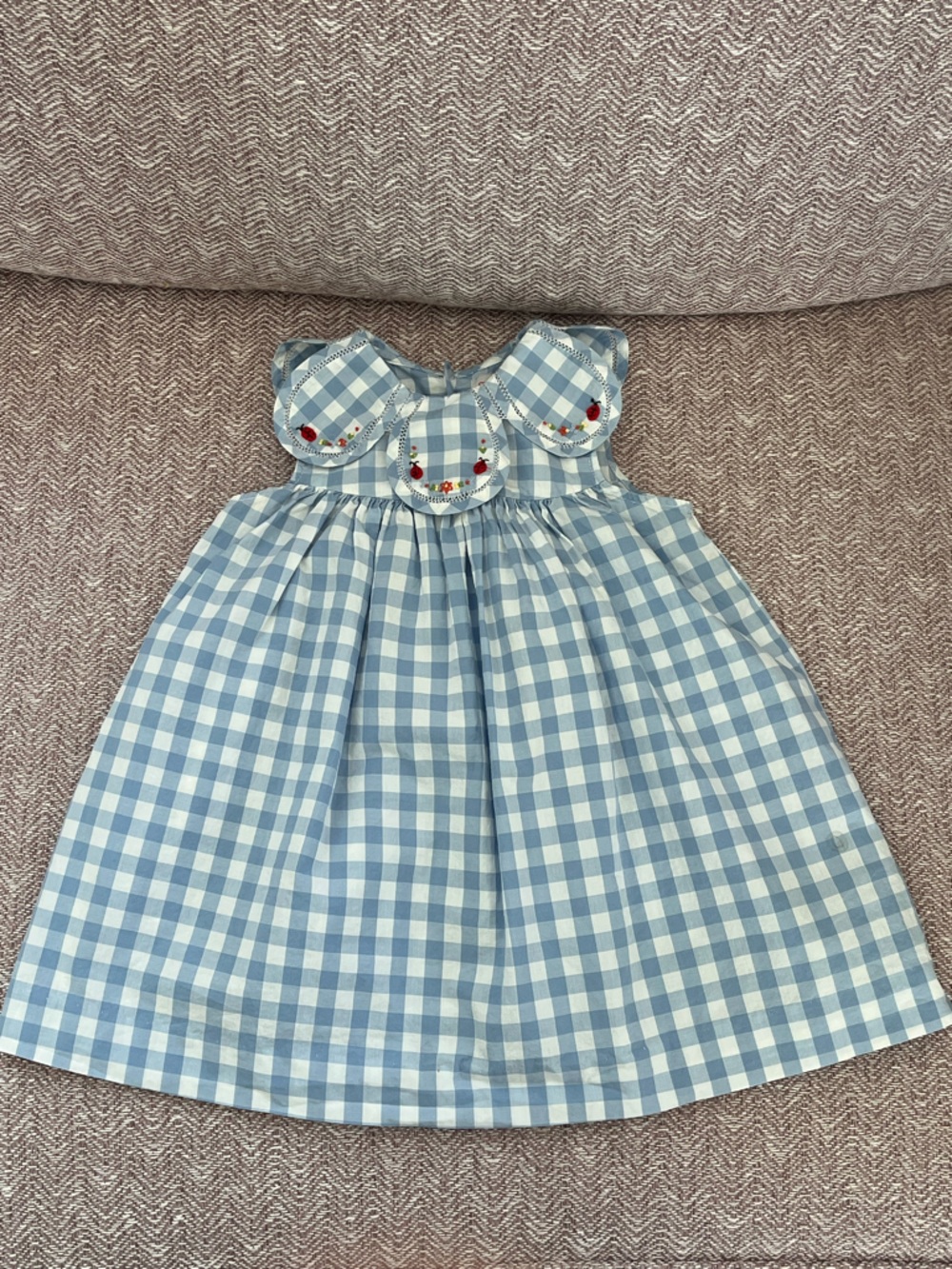 Sophie & Lucas Petal Collar Dress With Ladybugs Size 24 Months